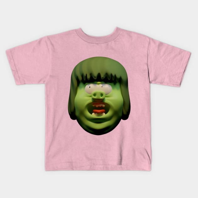 muscleman Kids T-Shirt by oznasl